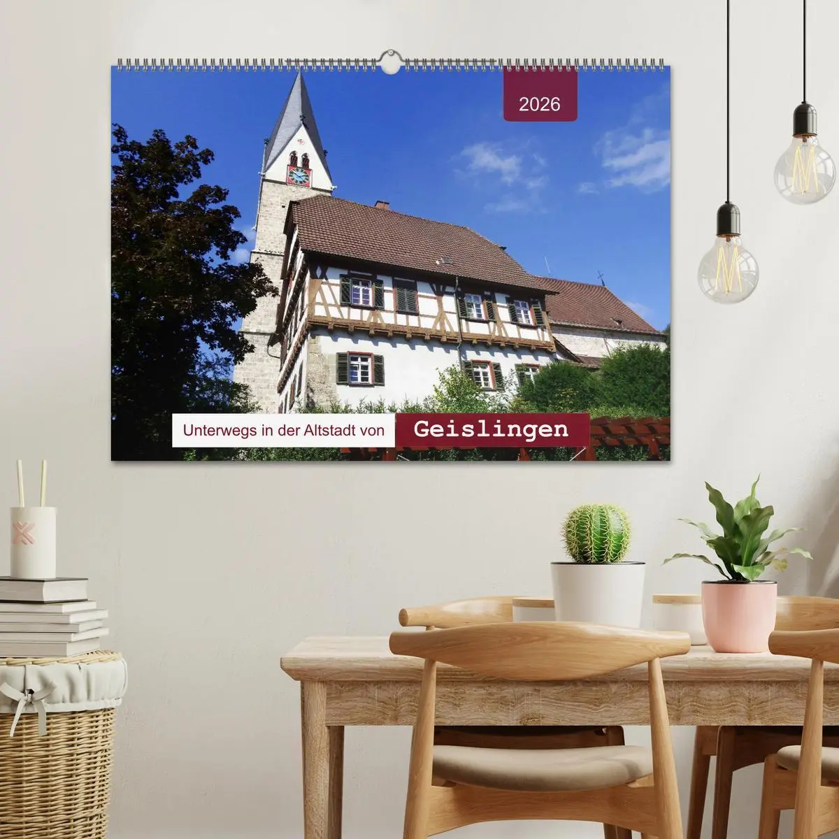 Bild: 9783457892039 | Unterwegs in der Altstadt von Geislingen (Wandkalender 2026 DIN A2...