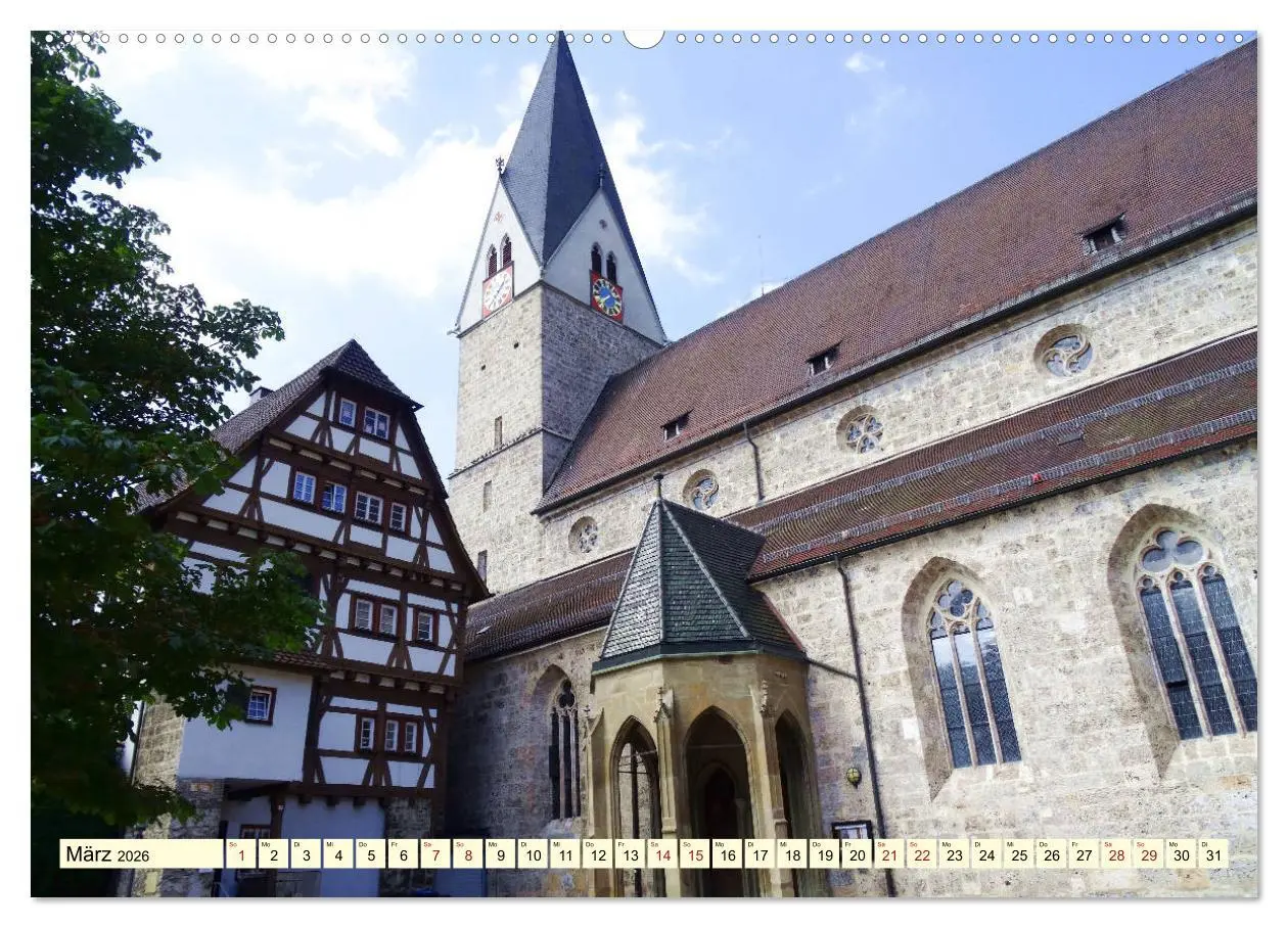 Bild: 9783457892039 | Unterwegs in der Altstadt von Geislingen (Wandkalender 2026 DIN A2...