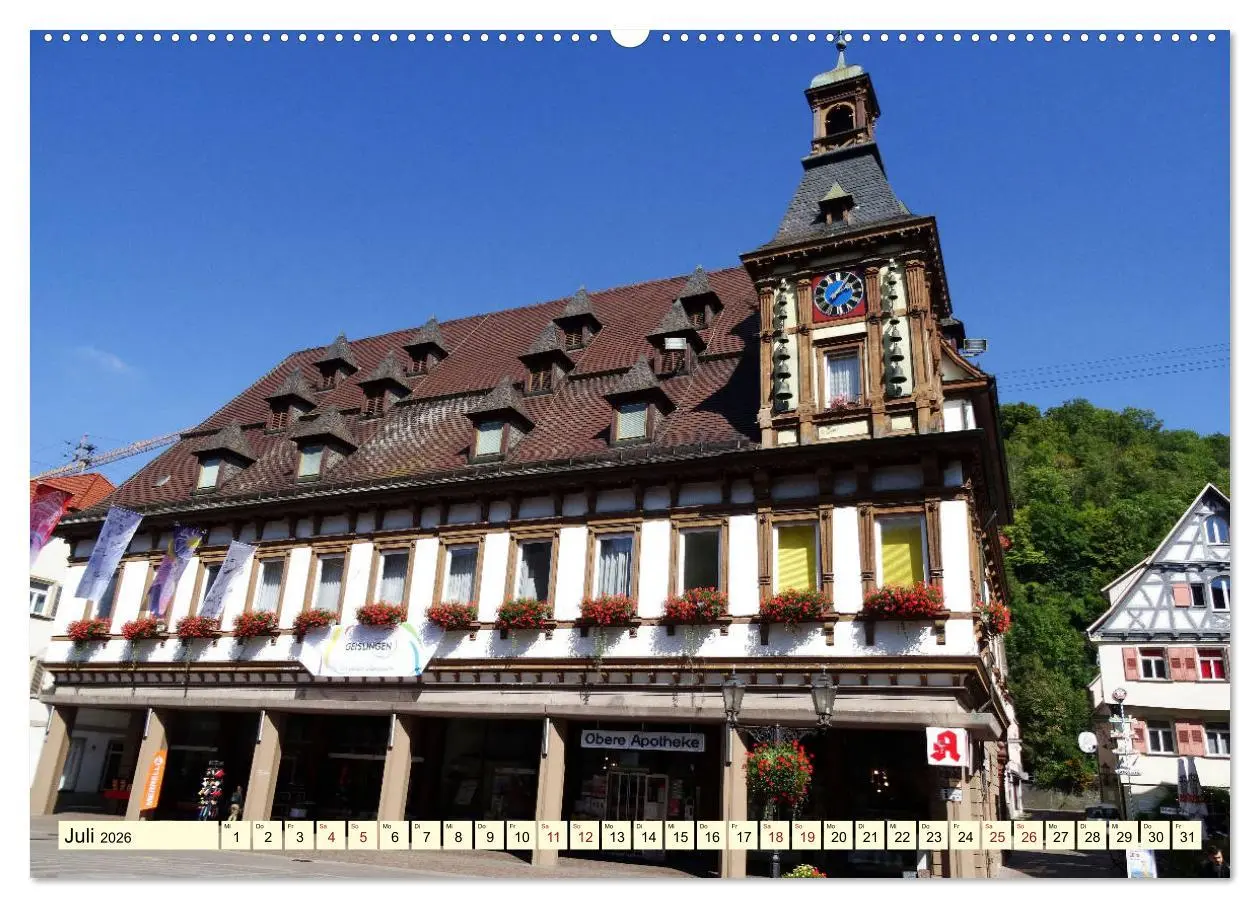 Bild: 9783457892039 | Unterwegs in der Altstadt von Geislingen (Wandkalender 2026 DIN A2...