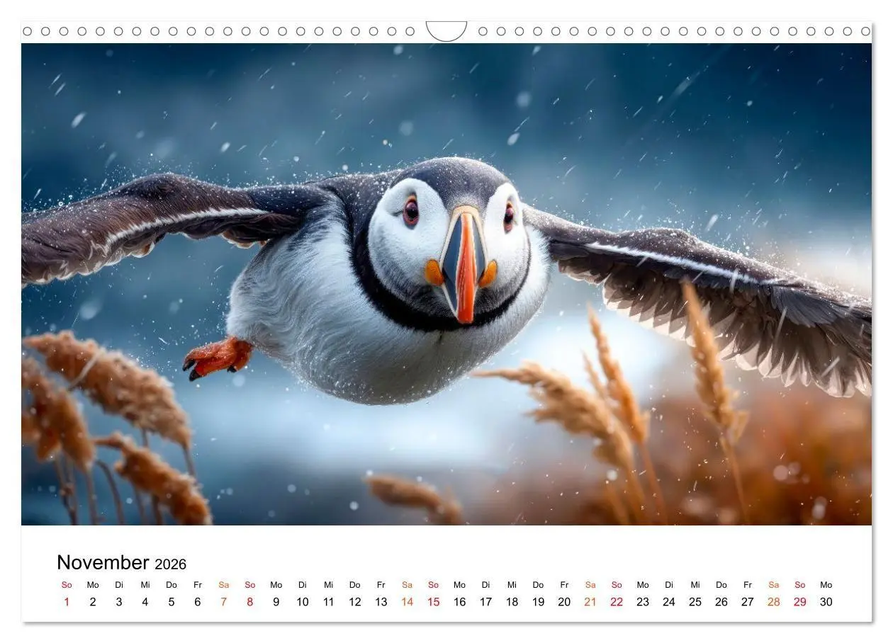 Bild: 9783516672039 | Papageitaucher - Freche Komiker auf Fels und Welle (Wandkalender...