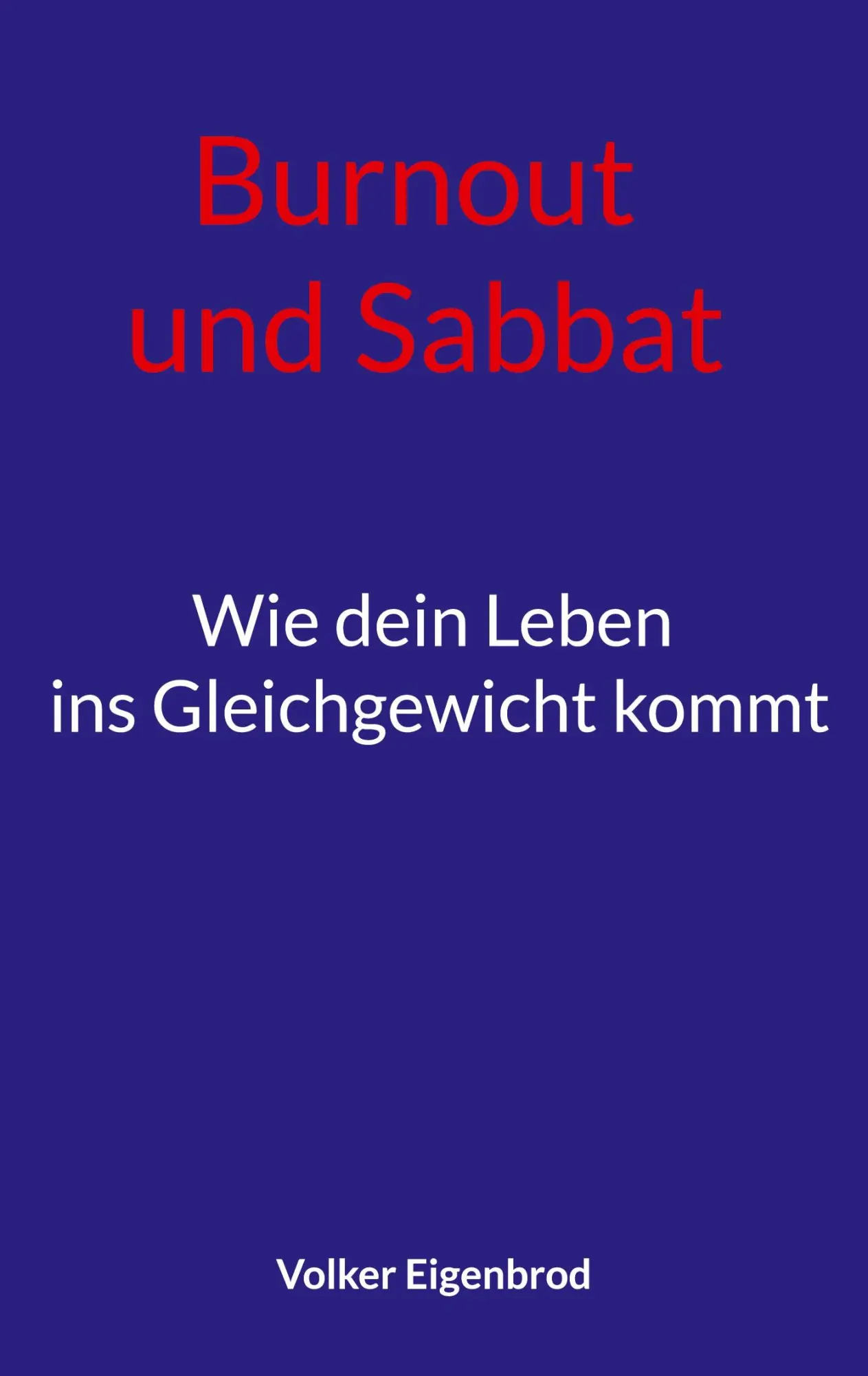 Cover: 9783819232039 | Burnout und Sabbat | Wie dein Leben ins Gleichgewicht kommt | Buch