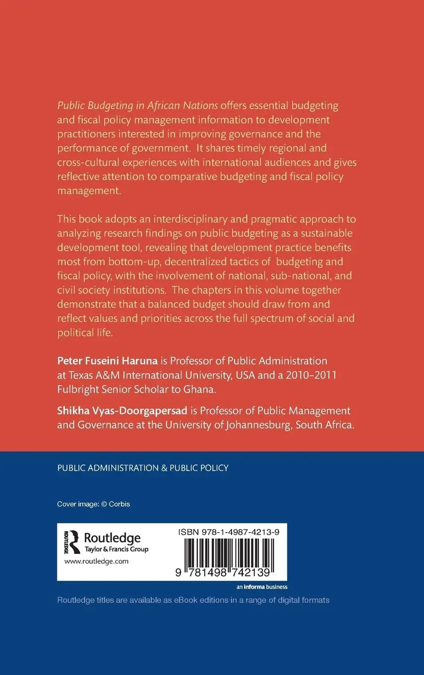 Rückseite: 9781498742139 | Public Budgeting in African Nations | Peter Fuseini Haruna (u. a.)