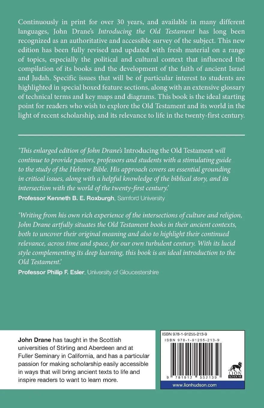 Rückseite: 9781912552139 | Introducing the Old Testament | Fourth Edition | John Drane | Buch