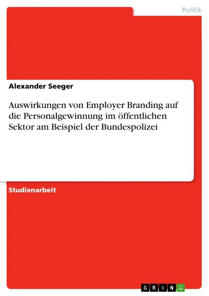 Cover: 9783389192139 | Auswirkungen von Employer Branding auf die Personalgewinnung im...