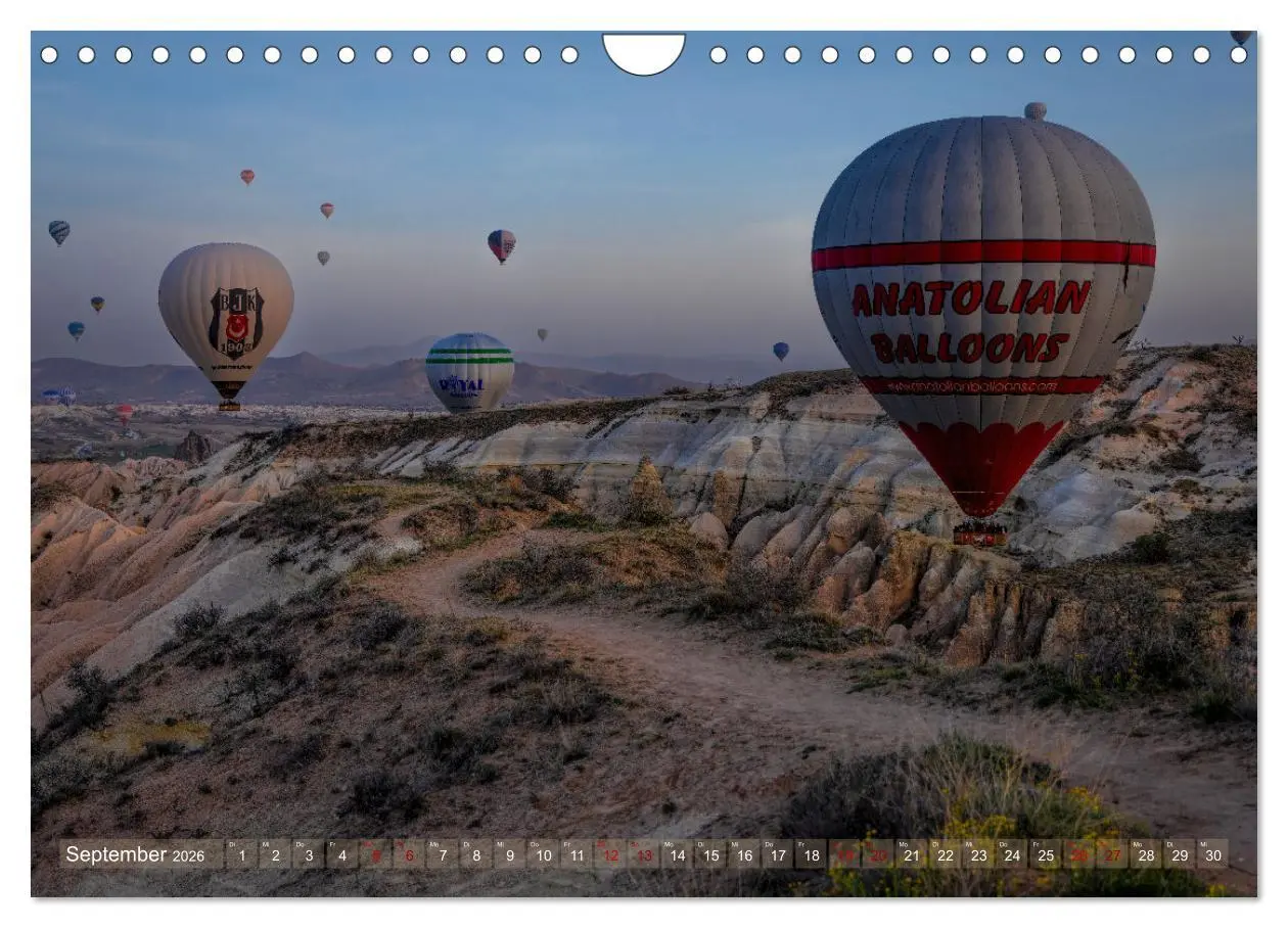 Bild: 9783457332139 | Heißluftballons Die sanften Riesen (Wandkalender 2026 DIN A4 quer),...