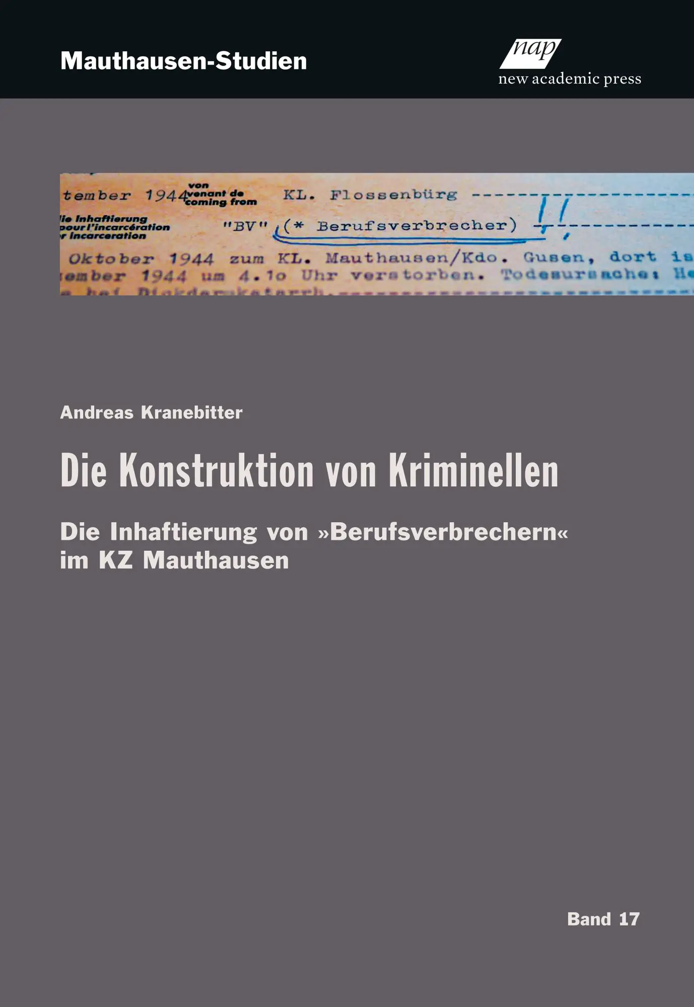 Cover: 9783700322139 | Die Konstruktion von Kriminellen | Andreas Kranebitter | Taschenbuch