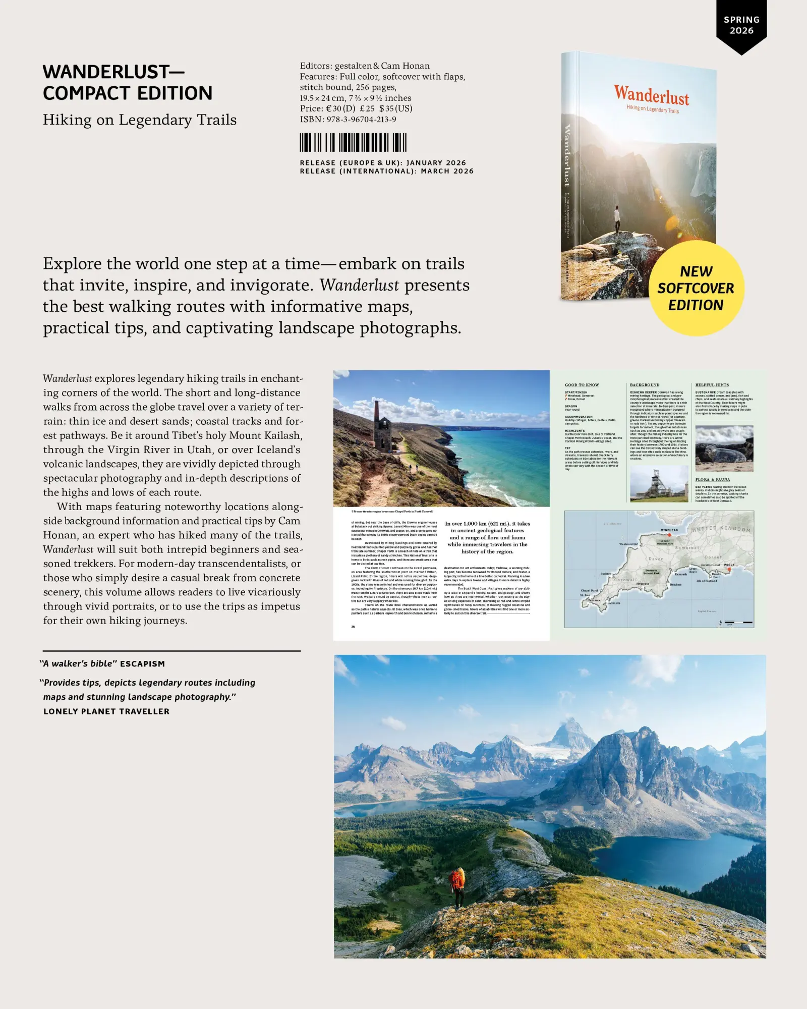 Bild: 9783967042139 | Wanderlust (Compact Edition) | Hiking on Legendary Trails | Buch