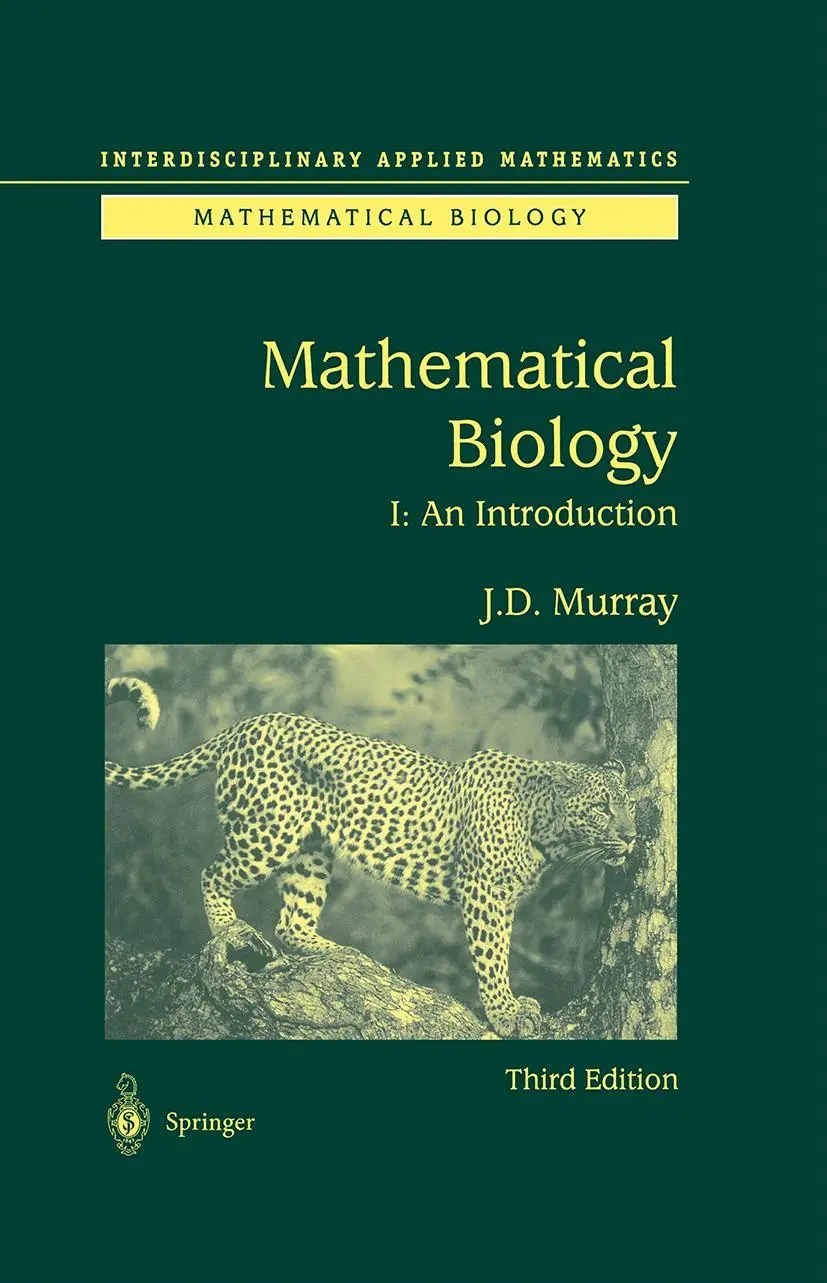 Cover: 9780387952239 | Mathematical Biology | I. An Introduction | James D. Murray | Buch Cover: 9780387952239 | Mathematical Biology | I. An Introduction | James D. Murray | Buch