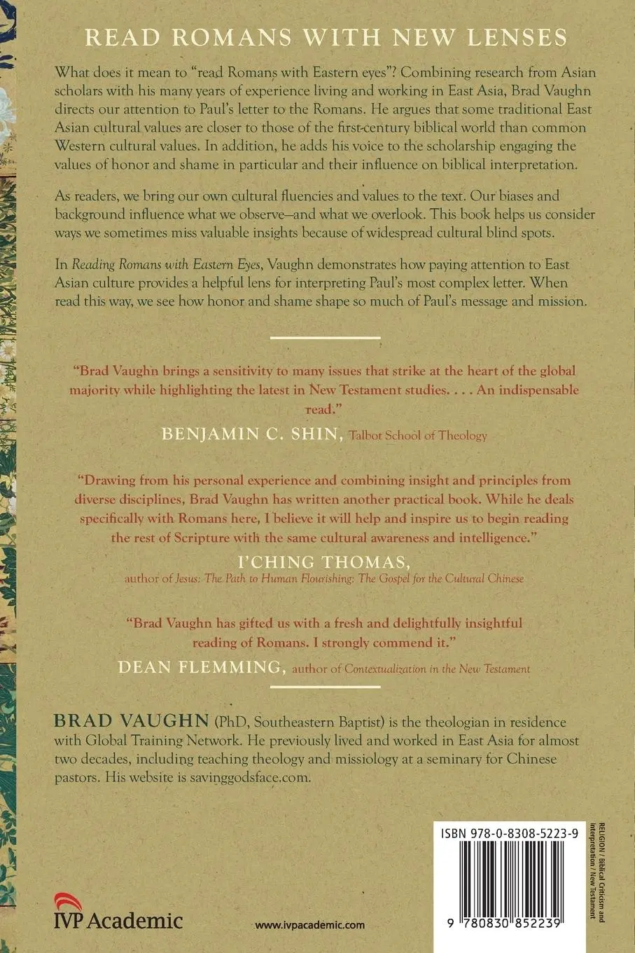 Rückseite: 9780830852239 | Reading Romans with Eastern Eyes | Brad Vaughn | Taschenbuch | 2019