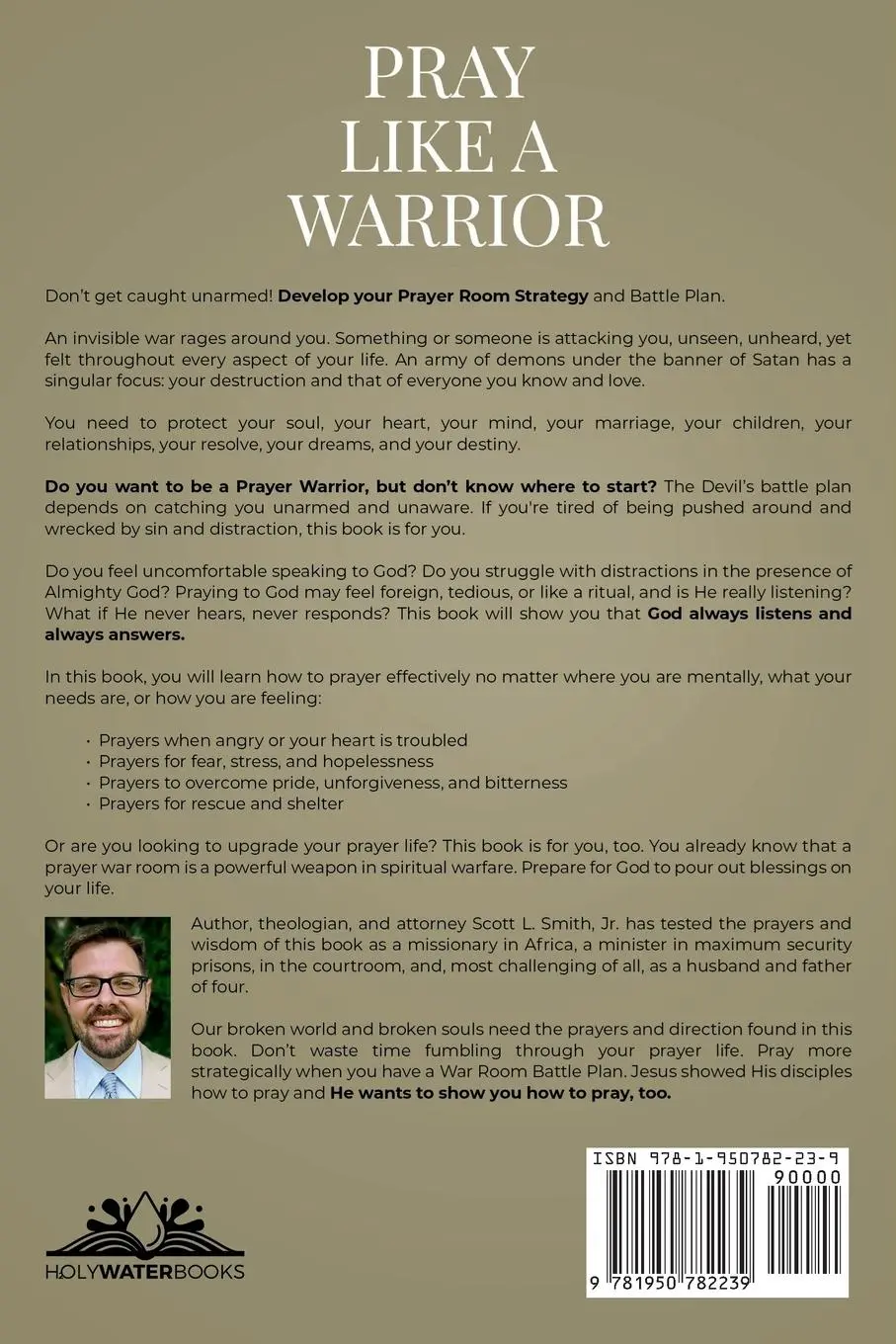 Rückseite: 9781950782239 | Pray Like a Warrior | Spiritual Combat &amp; War Room Prayer Guide | Smith
