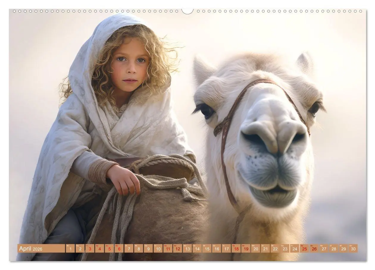 Bild: 9783457492239 | Mensch und Tier - Wüstenfantasien (Wandkalender 2026 DIN A2 quer),...