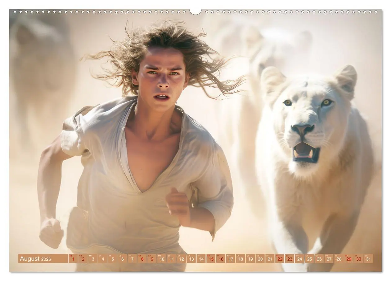 Bild: 9783457492239 | Mensch und Tier - Wüstenfantasien (Wandkalender 2026 DIN A2 quer),...