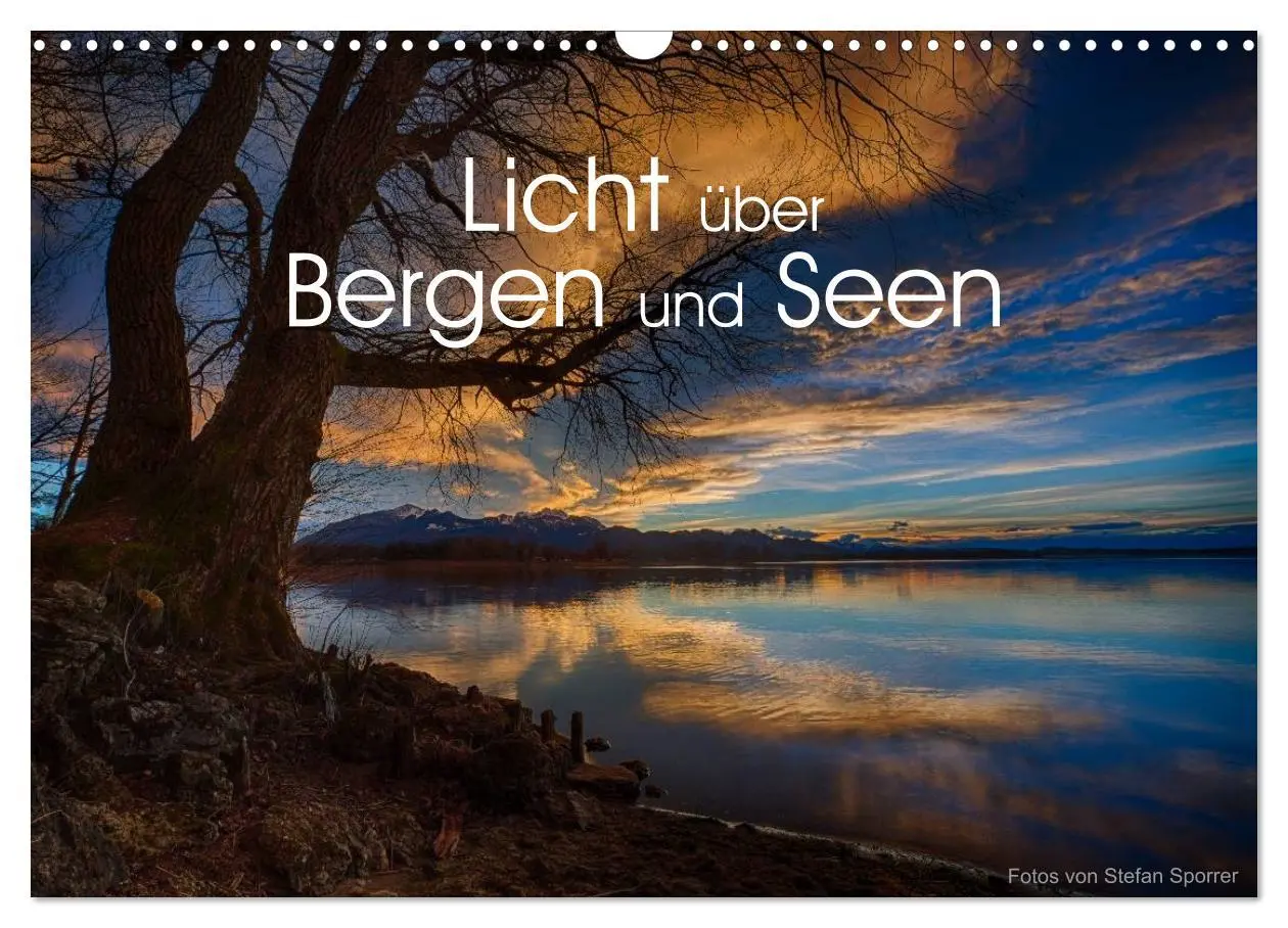 Cover: 9783516102239 | Licht über Bergen und Seen (Wandkalender 2026 DIN A3 quer),...