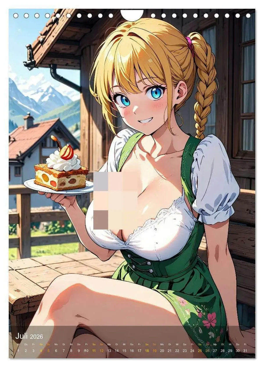 Bild: 9783516652239 | Manga Charme (Wandkalender 2026 DIN A4 hoch), CALVENDO Monatskalender