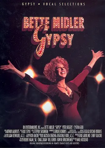 Cover: 9780793532339 | Bette Midler - Gypsy: vocal selections songbook piano/vocal/guitar