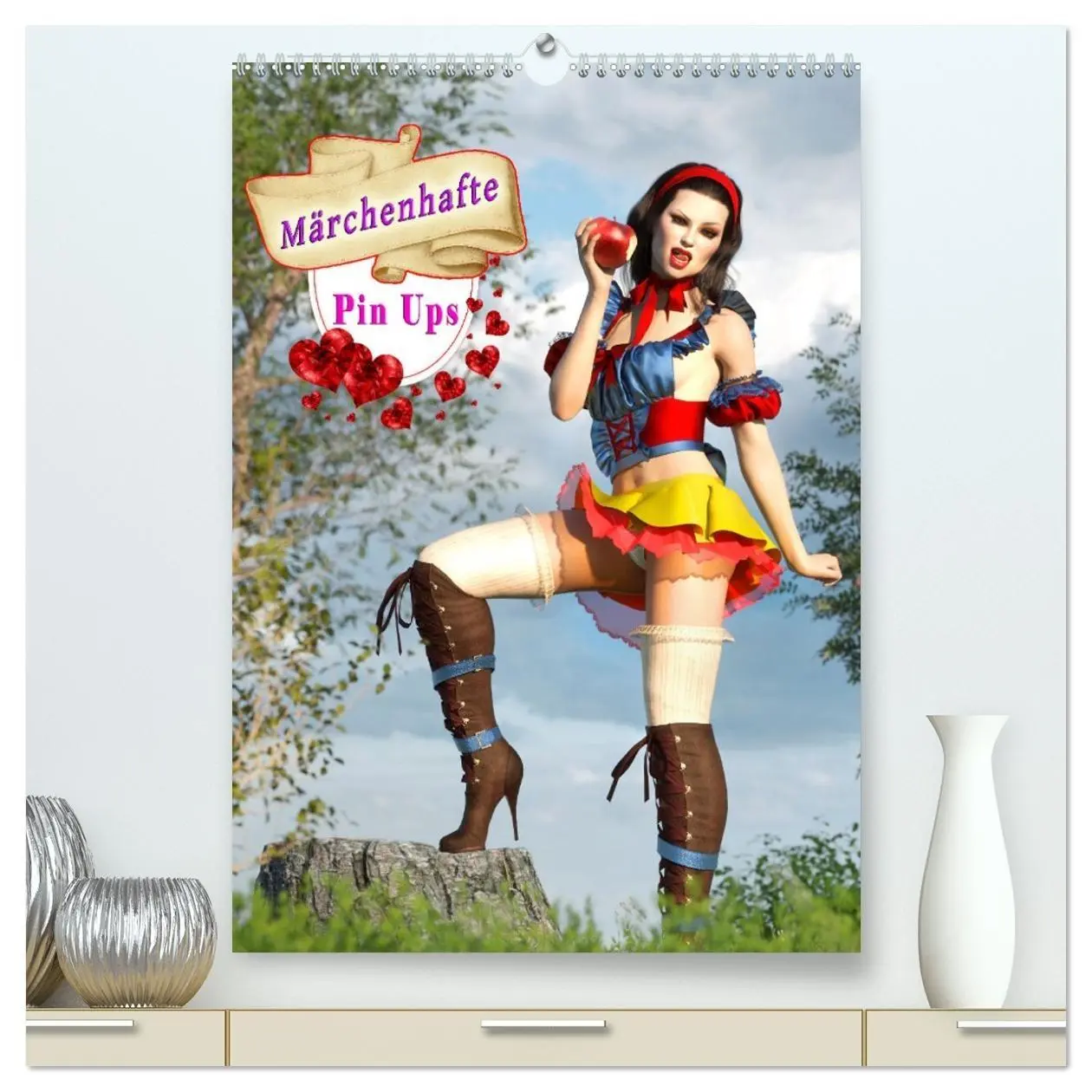 Cover: 9783516332339 | Märchenhafte Pin Ups (hochwertiger Premium Wandkalender 2026 DIN A2...