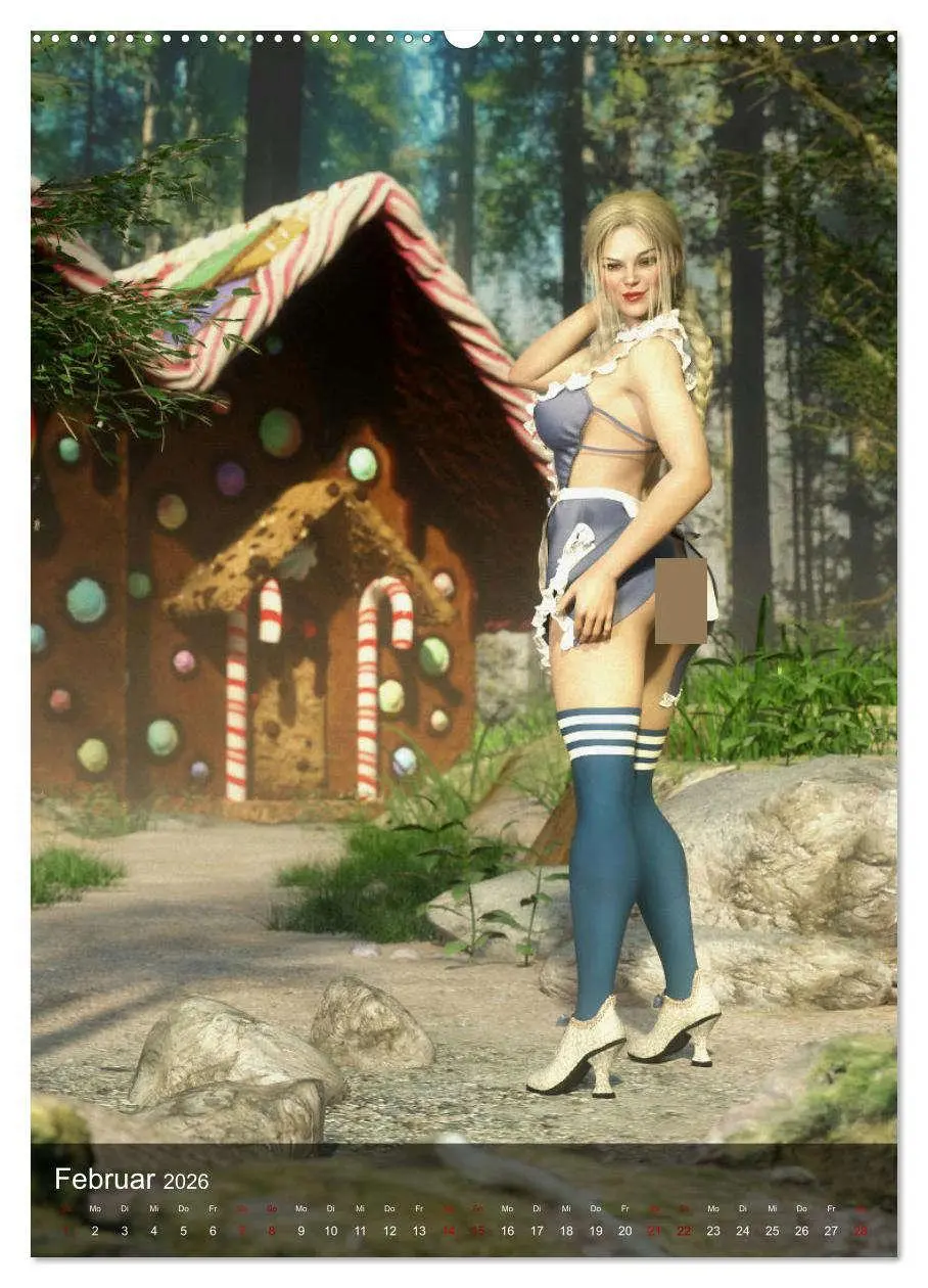 Bild: 9783516332339 | Märchenhafte Pin Ups (hochwertiger Premium Wandkalender 2026 DIN A2...
