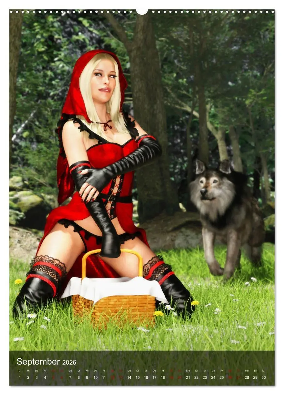 Bild: 9783516332339 | Märchenhafte Pin Ups (hochwertiger Premium Wandkalender 2026 DIN A2...