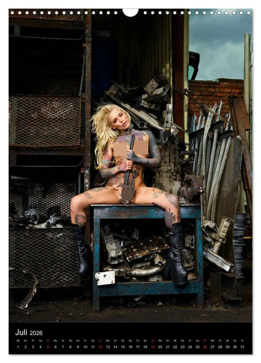 Bild: 9783516402339 | TATTOO NUDES (Wandkalender 2026 DIN A3 hoch), CALVENDO Monatskalender