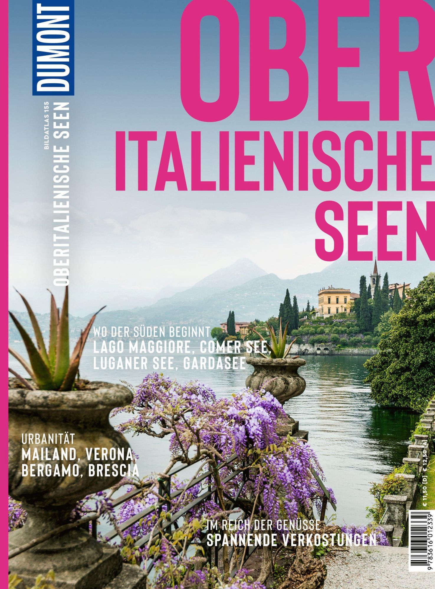 Cover: 9783616012339 | DUMONT Bildatlas Oberitalienische Seen | Daniela Schetar (u. a.)