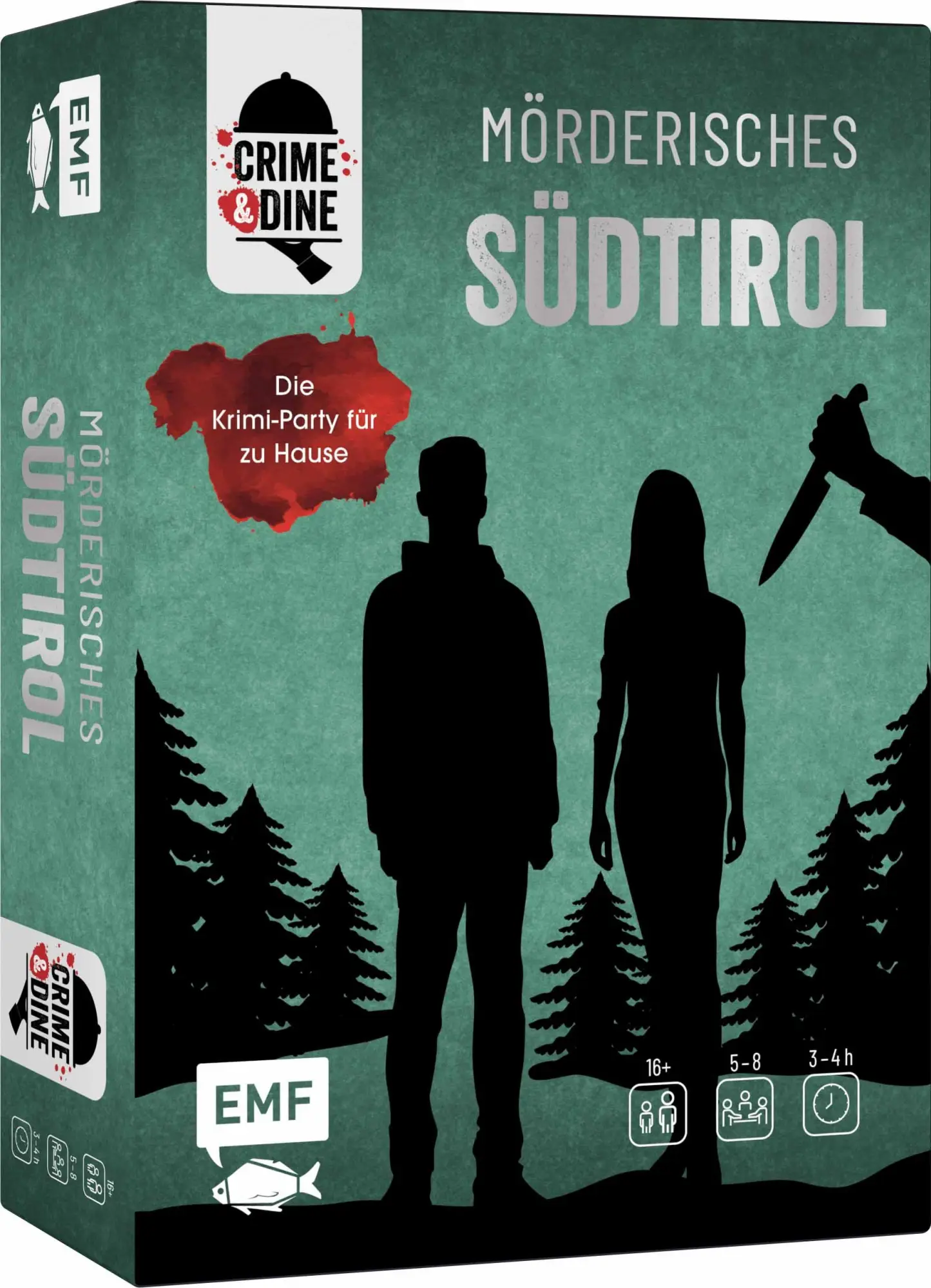 Cover: 4260478342439 | Crime &amp; Dine - Das Krimi-Dinner-Set: Mörderisches Südtirol | GmbH