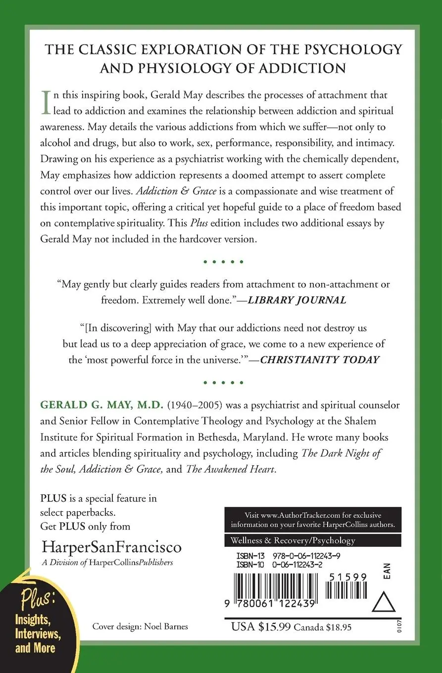 Rückseite: 9780061122439 | Addiction and Grace | Gerald G May | Taschenbuch | Englisch | 2007