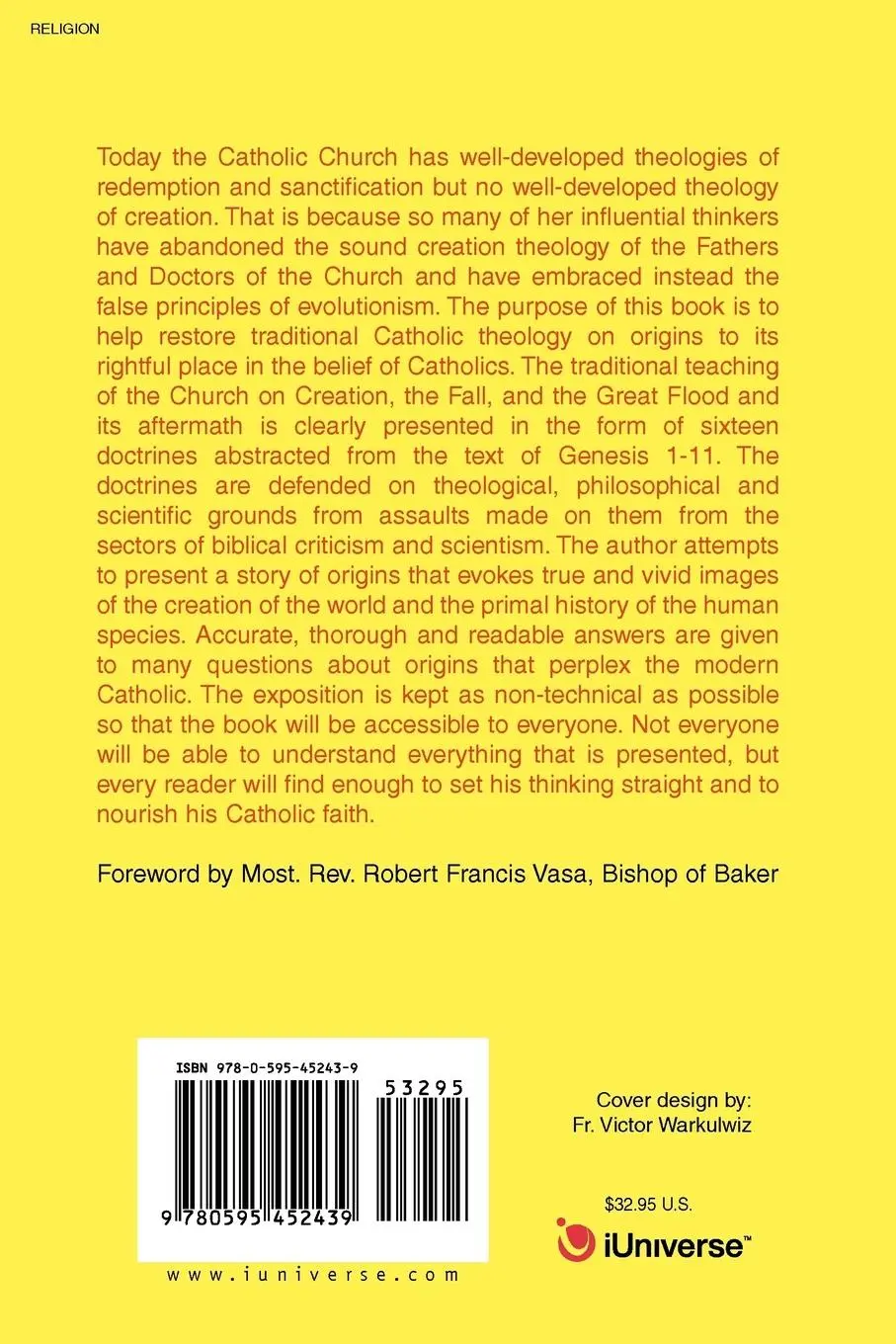 Rückseite: 9780595452439 | The Doctrines of Genesis 1-11 | Fr Victor Warkulwiz | Taschenbuch