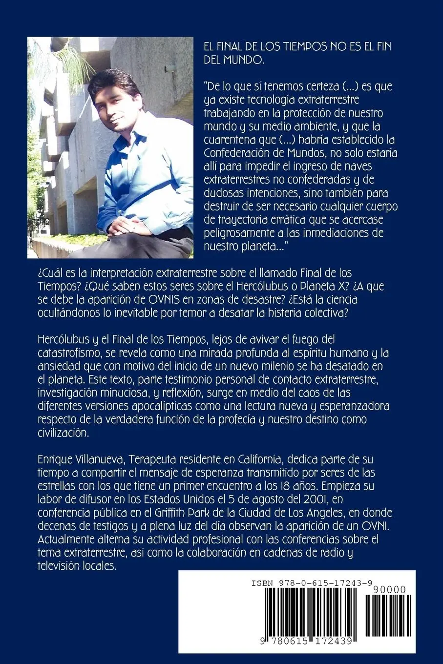 Rückseite: 9780615172439 | HERCOLUBUS Y EL FINAL DE LOS TIEMPOS | Enrique Villanueva | Buch