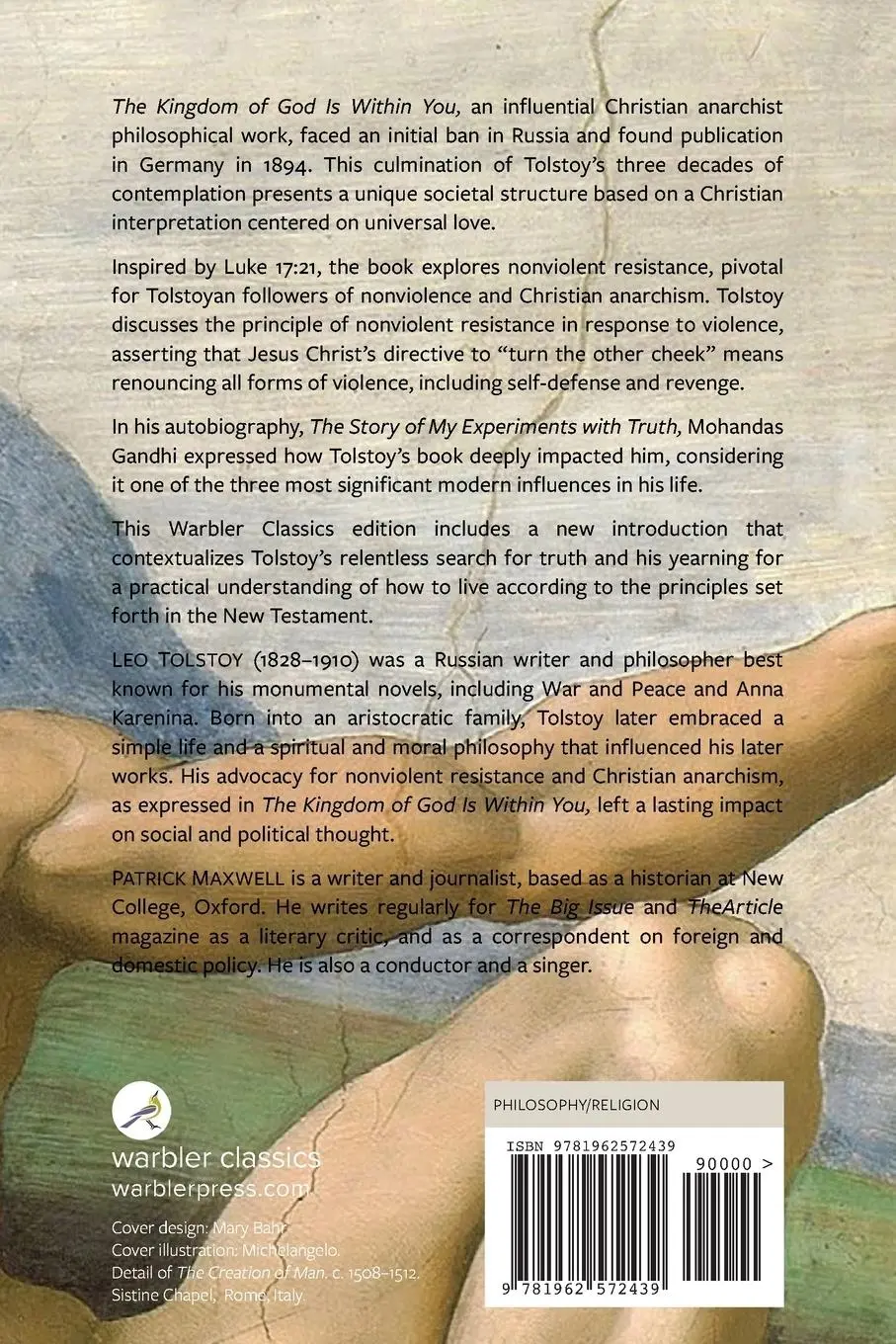 Rückseite: 9781962572439 | The Kingdom of God Is Within You (Warbler Classics Annotated Edition)
