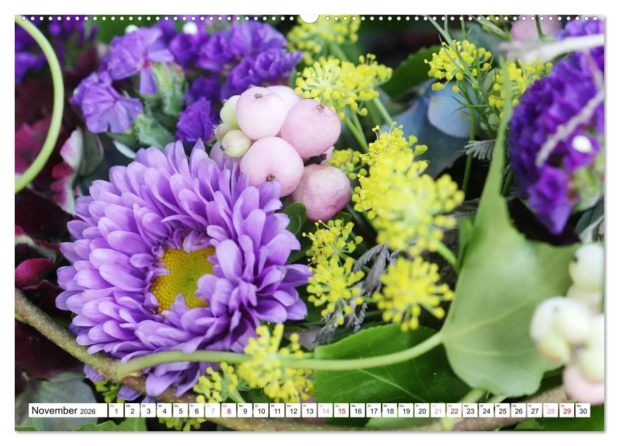 Bild: 9783457542439 | Blumenpracht - Blüten und Sträuße (Wandkalender 2026 DIN A2 quer),...