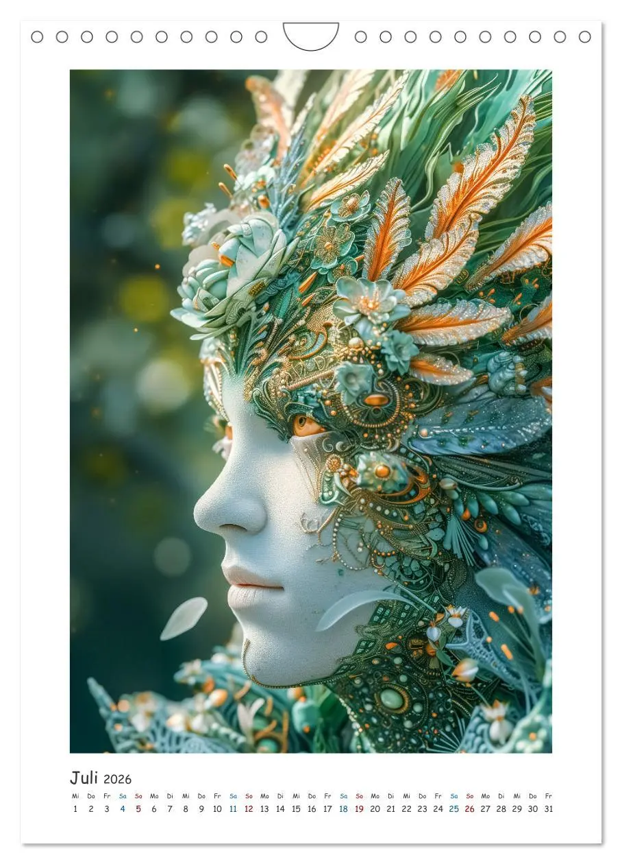 Bild: 9783516252439 | Magische Kreaturen (Wandkalender 2026 DIN A4 hoch), CALVENDO...