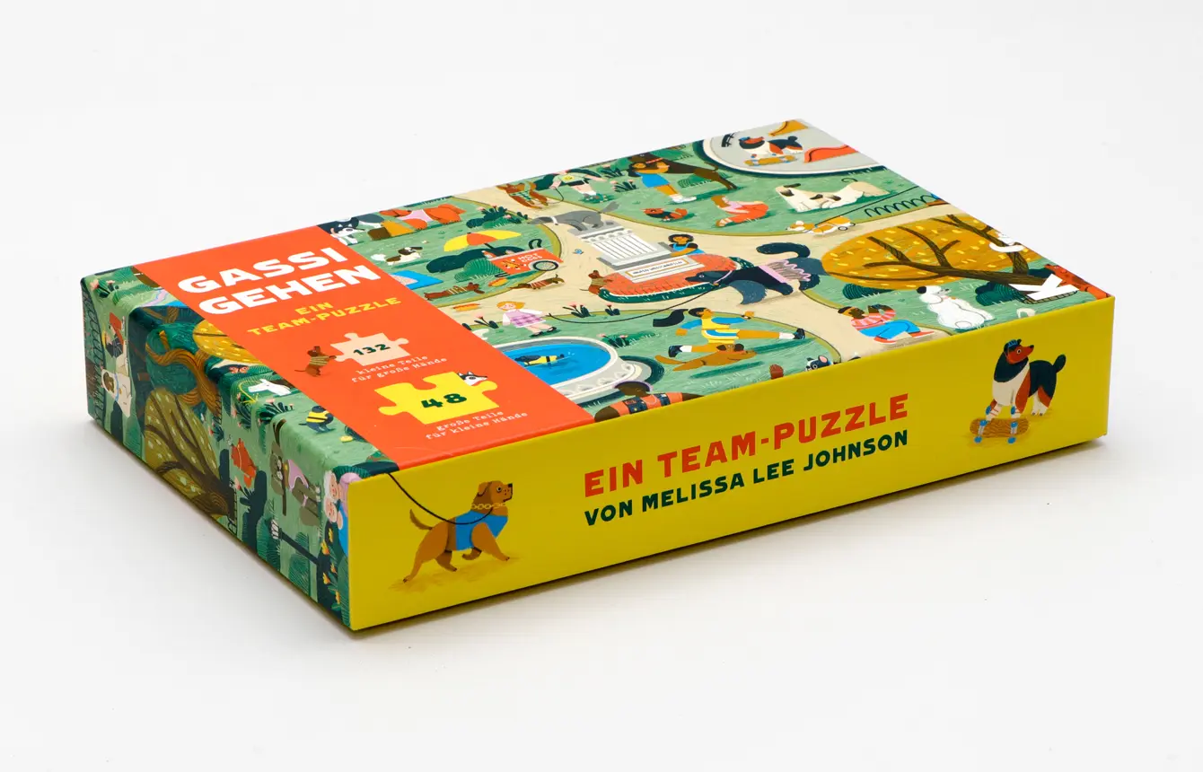 Bild: 9783962442439 | Gassi gehen | Ein Team Puzzle | Lisk Feng | Spiel | 180 S. | Deutsch