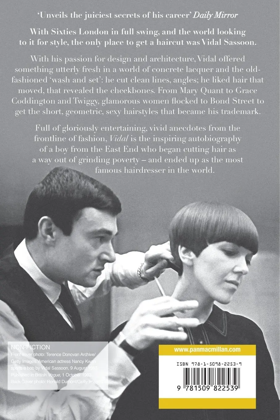 Rückseite: 9781509822539 | Vidal | The Autobiography | Vidal Sassoon | Taschenbuch | Englisch