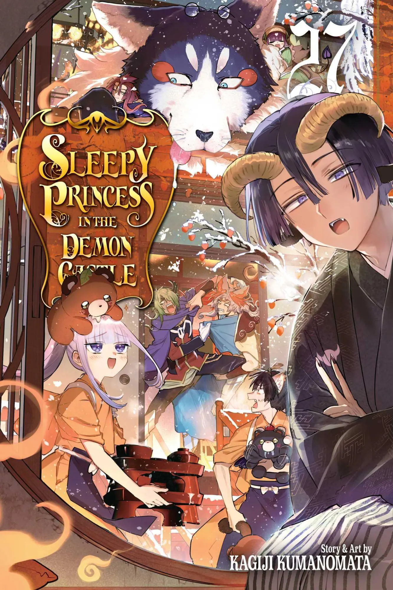 Cover: 9781974752539 | Sleepy Princess in the Demon Castle, Vol. 27 | Kagiji Kumanomata