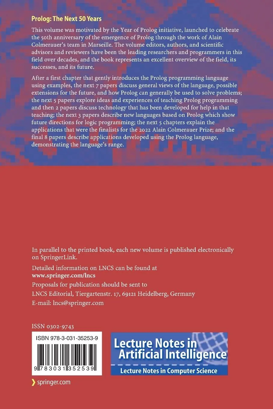 Rückseite: 9783031352539 | Prolog: The Next 50 Years | David S. Warren (u. a.) | Taschenbuch