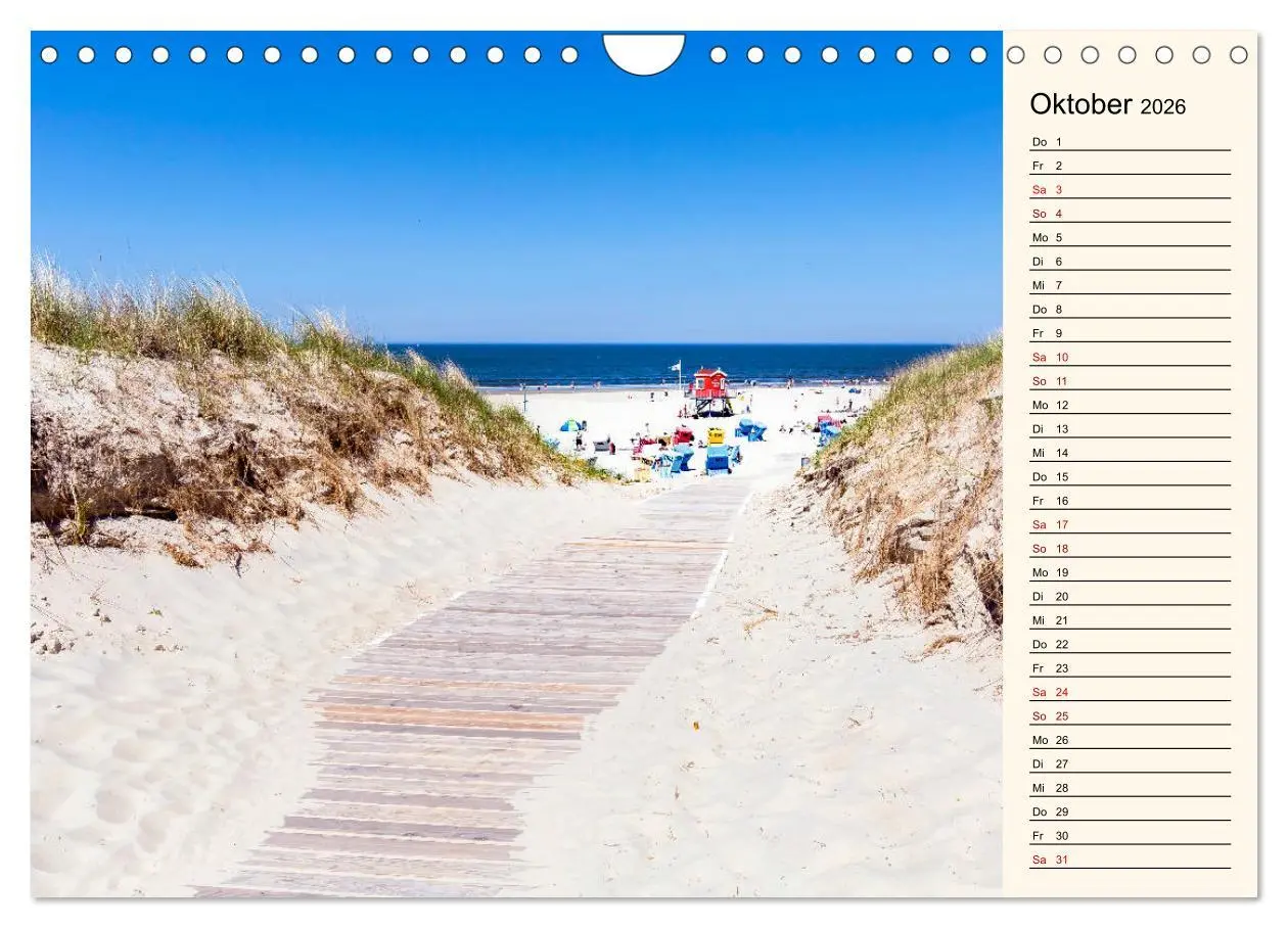 Bild: 9783457842539 | Langeoog Geburtstagskalender (Wandkalender 2026 DIN A4 quer),...