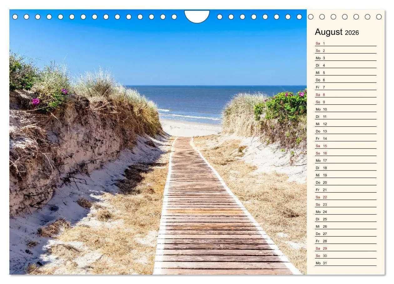 Bild: 9783457842539 | Langeoog Geburtstagskalender (Wandkalender 2026 DIN A4 quer),...