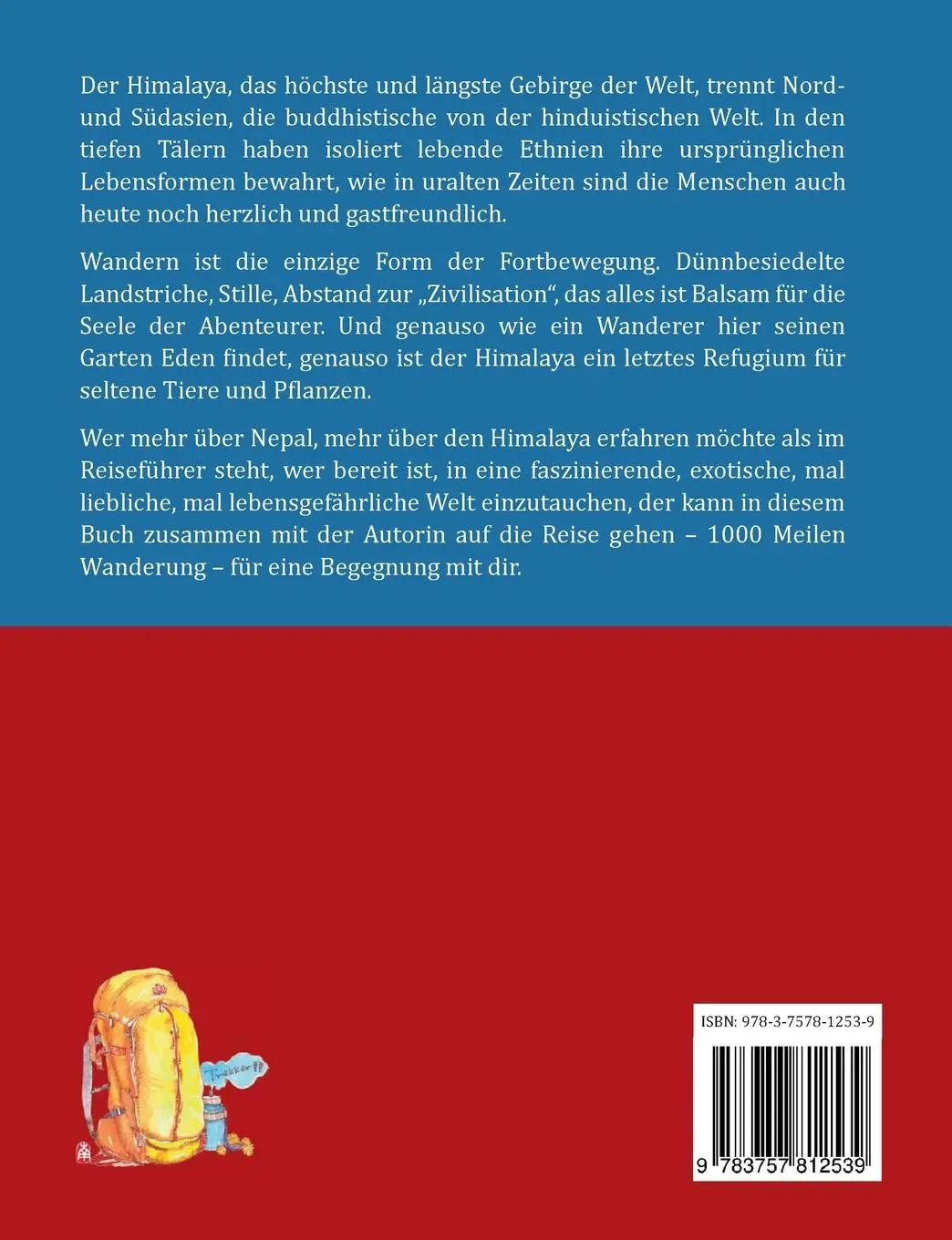 Rückseite: 9783757812539 | Mein Weg im Himalaya | Pearl Hong Chen | Taschenbuch | 342 S. | 2023