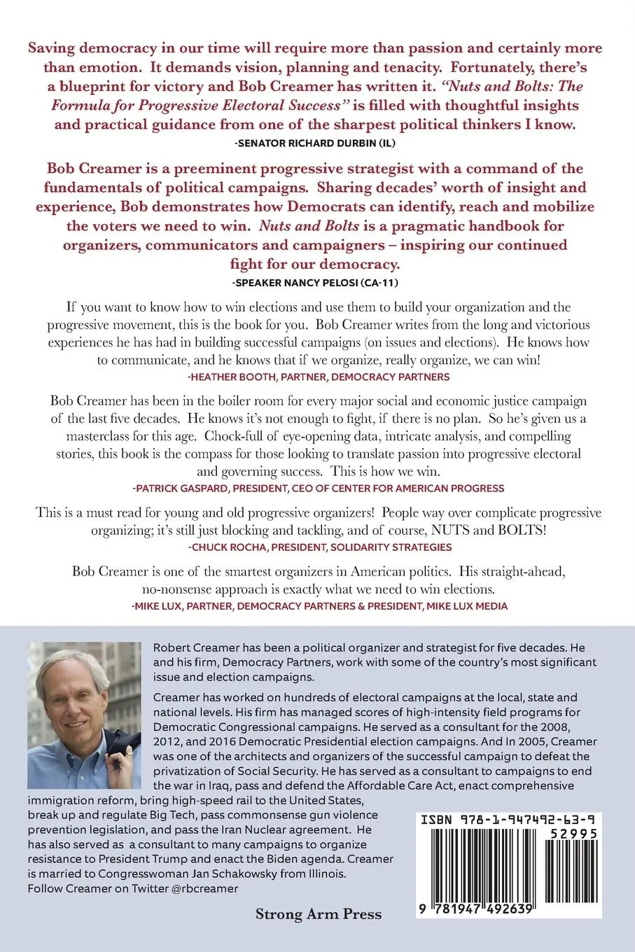 Rückseite: 9781947492639 | Nuts and Bolts | The Formula for Progressive Electoral Success | Buch