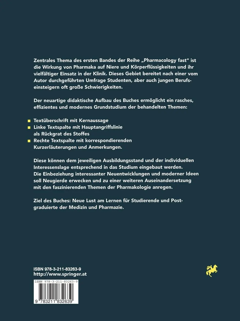 Rückseite: 9783211832639 | Niere und Elektrolyte | Hubert M. Wiener | Taschenbuch | ix | Deutsch