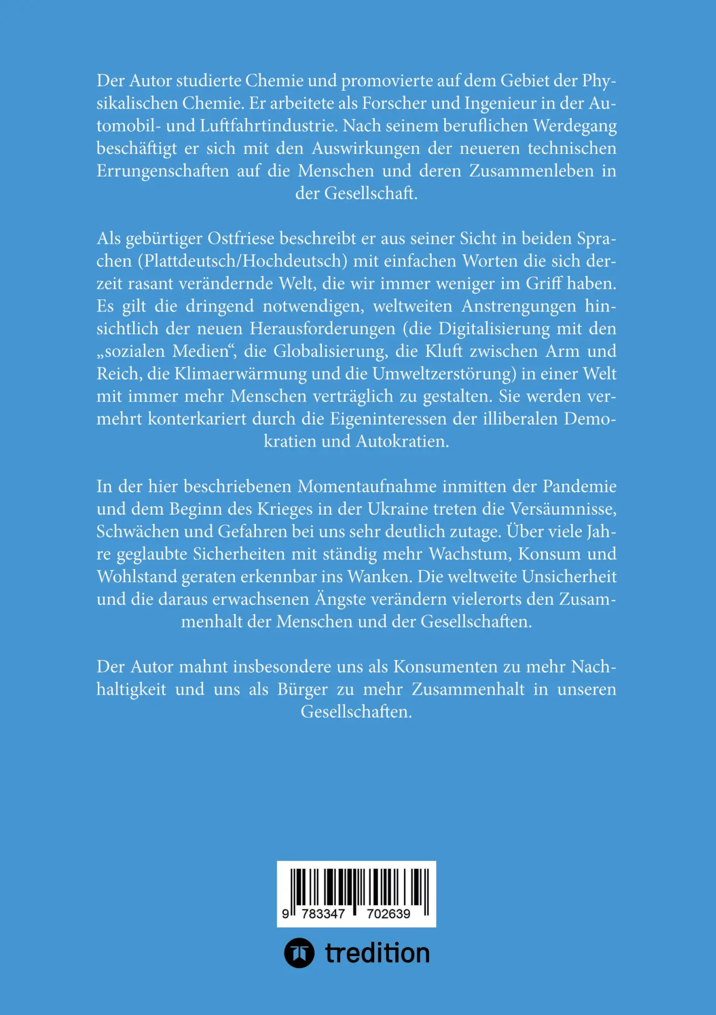 Rückseite: 9783347702639 | Wir haben längst nicht alles im Griff | Meinhard Meyer | Taschenbuch