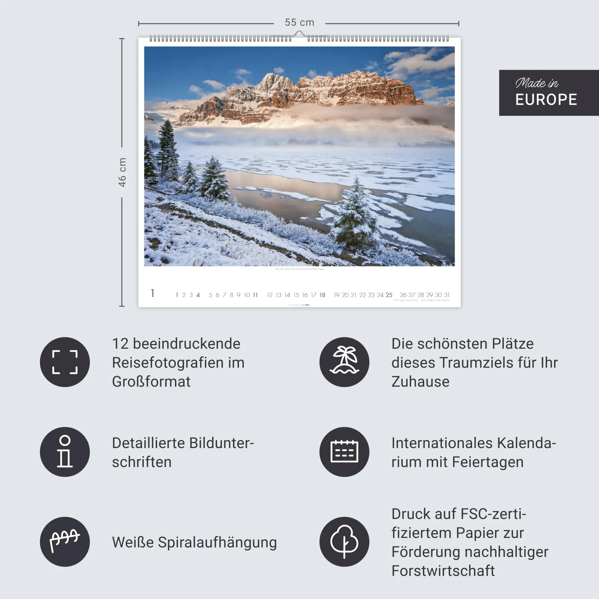 Bild: 9783839902639 | Kanada Kalender 2026 - Der Ruf der Wildnis | Kalender | Spiralbindung