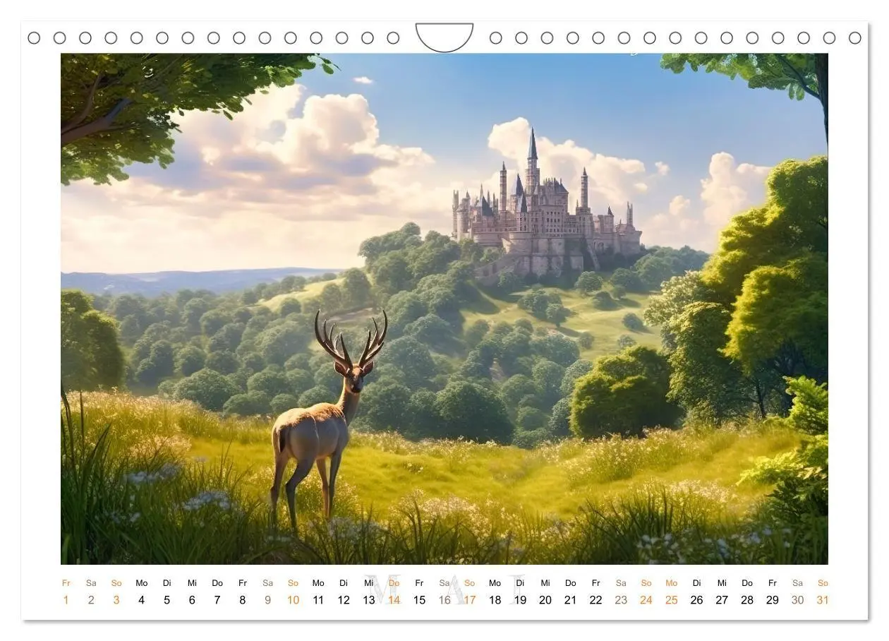 Bild: 9783457372739 | Malerische Ritterburgen (Wandkalender 2026 DIN A4 quer), CALVENDO...