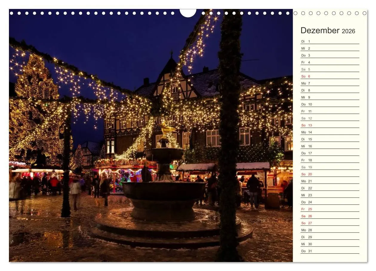 Bild: 9783457992739 | Goslar - Hanse- und Kaiserstadt im Harz (Wandkalender 2026 DIN A3...
