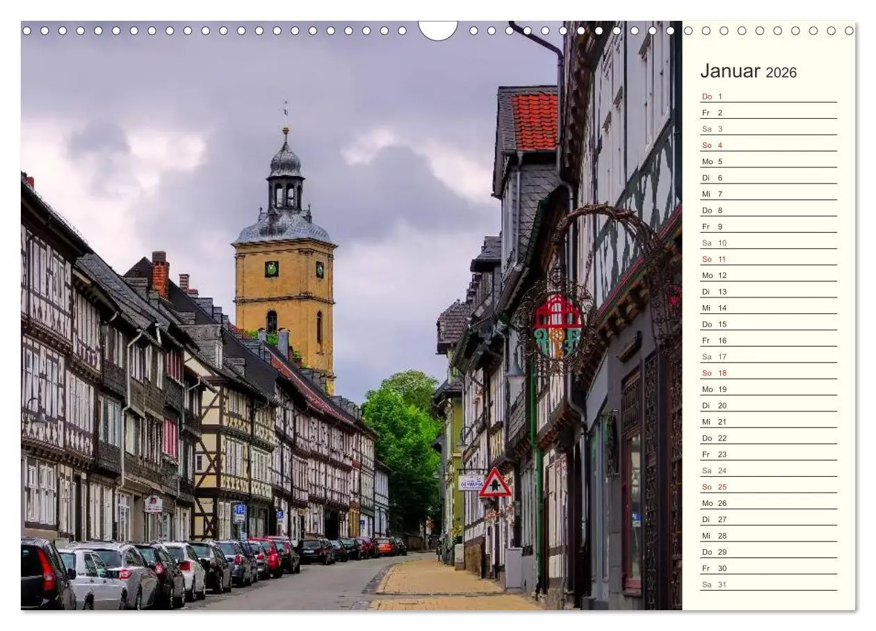 Bild: 9783457992739 | Goslar - Hanse- und Kaiserstadt im Harz (Wandkalender 2026 DIN A3...