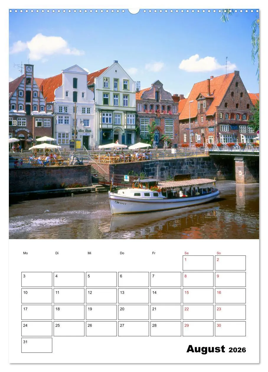 Bild: 9783516392739 | Lüneburg, von der schönsten Seite (Wandkalender 2026 DIN A2 hoch),...