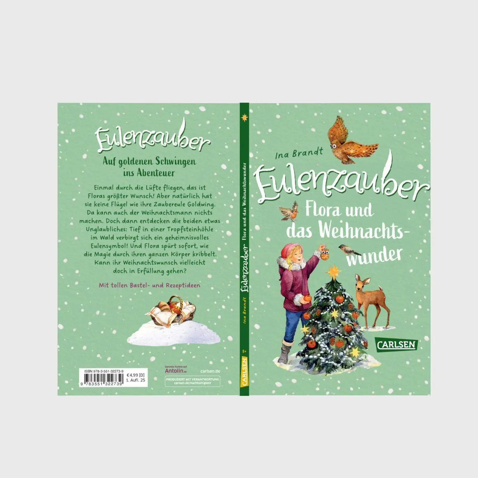 Bild: 9783551322739 | Eulenzauber: Flora und das Weihnachtswunder | Ina Brandt | Taschenbuch