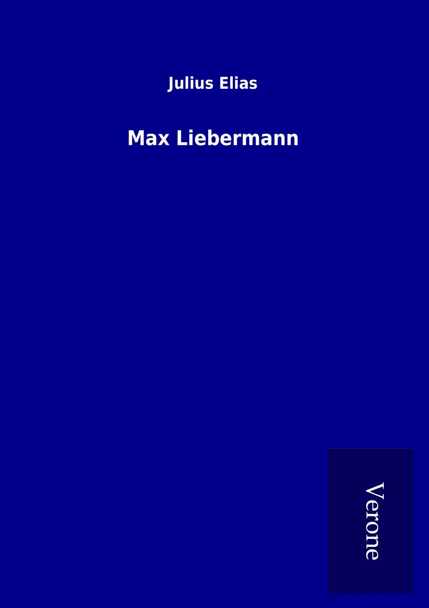 Cover: 9789925042739 | Max Liebermann | Julius Elias | Taschenbuch | 56 S. | Deutsch | 2017