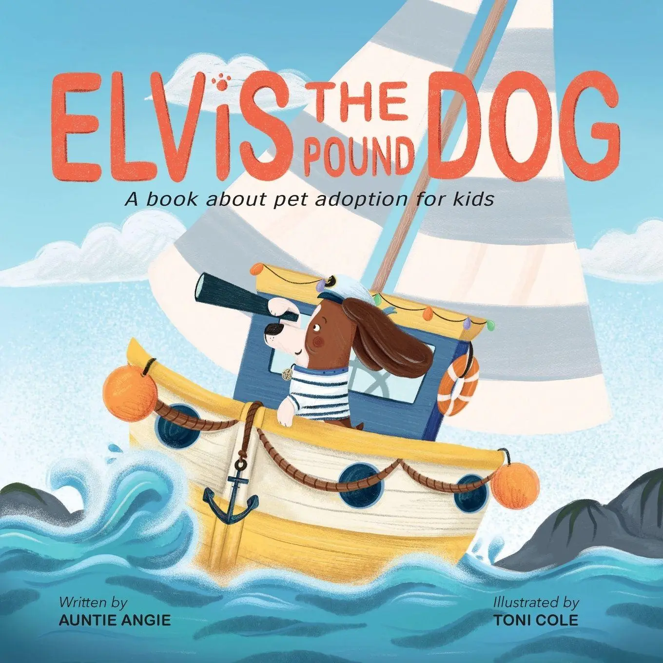 Cover: 9798988432739 | Elvis the Pound Dog | A Book About Pet Adoption for Kids | Angie