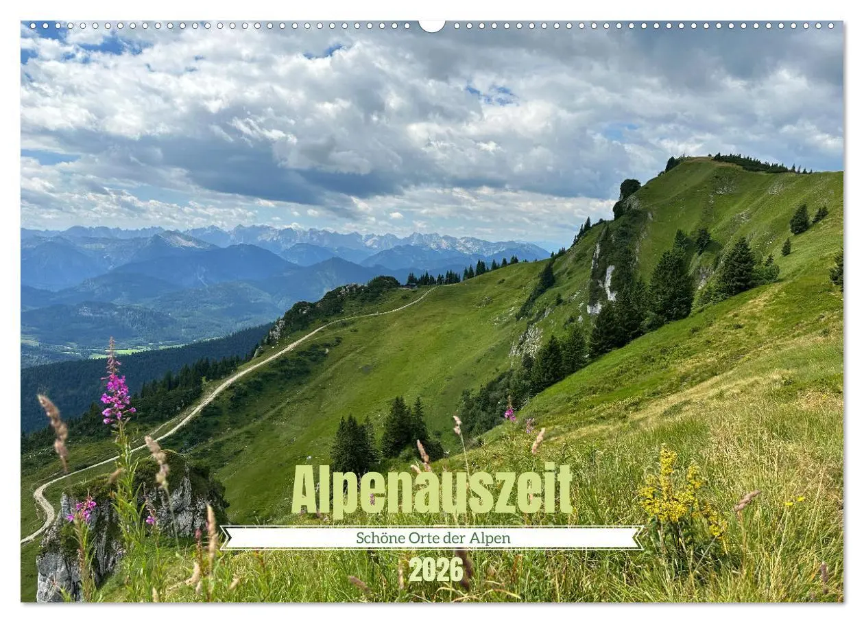 Cover: 9783457502839 | Alpenauszeit - Schöne Orte der Alpen (Wandkalender 2026 DIN A2...